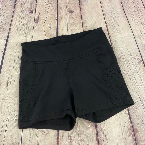 Aeropostale LLD Black Athletic Booty Shorts - Picture 1 of 6